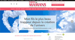 Desktop Screenshot of mamaboubsette.paroledemamans.com